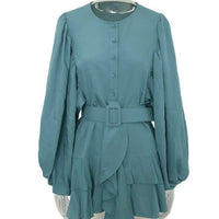 Juliette Cascading Ruffle Dress