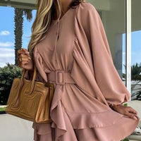 Juliette Cascading Ruffle Dress