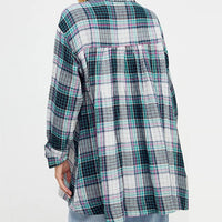 Leah Plaid Print Shirt