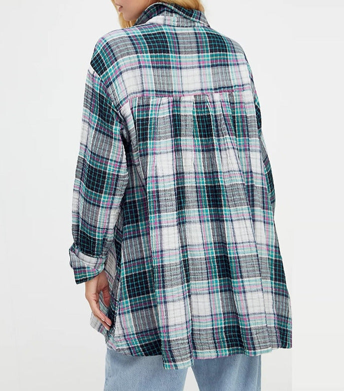 Leah Plaid Print Shirt