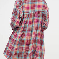 Leah Plaid Print Shirt