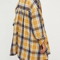 Leah Plaid Print Shirt
