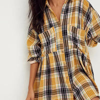 Leah Plaid Print Shirt
