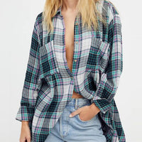Leah Plaid Print Shirt