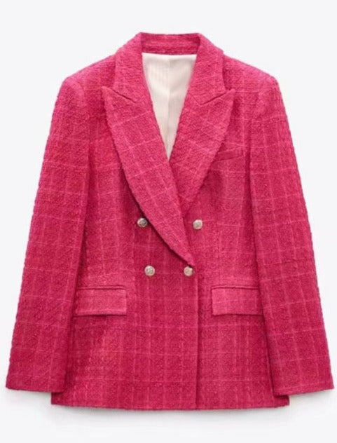 NOELLA COLOR TWEED BLAZER