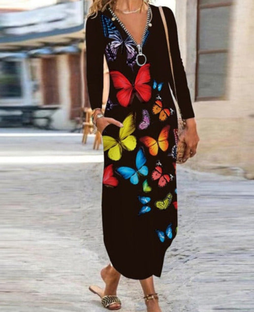 Leticia Vintage Flower Dress&Plus Size