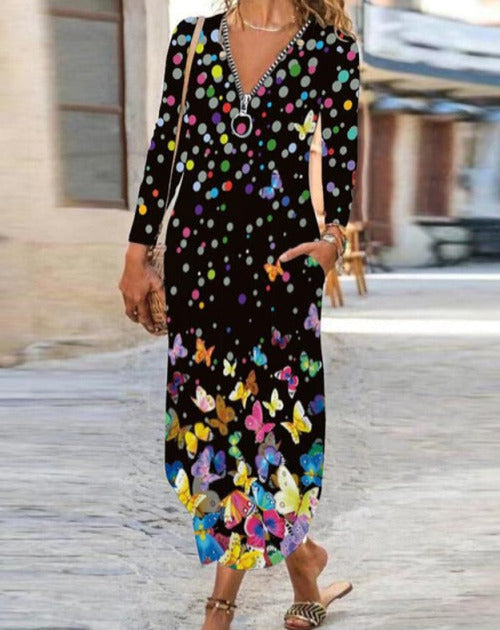 Leticia Vintage Flower Dress&Plus Size