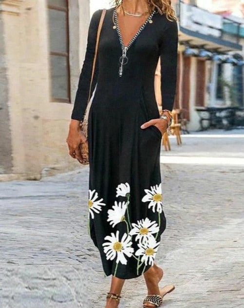 Leticia Vintage Flower Dress&Plus Size