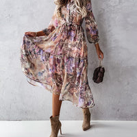 Eva Vintage Maxi Dress