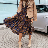 Eva Vintage Maxi Dress