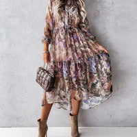 Eva Vintage Maxi Dress