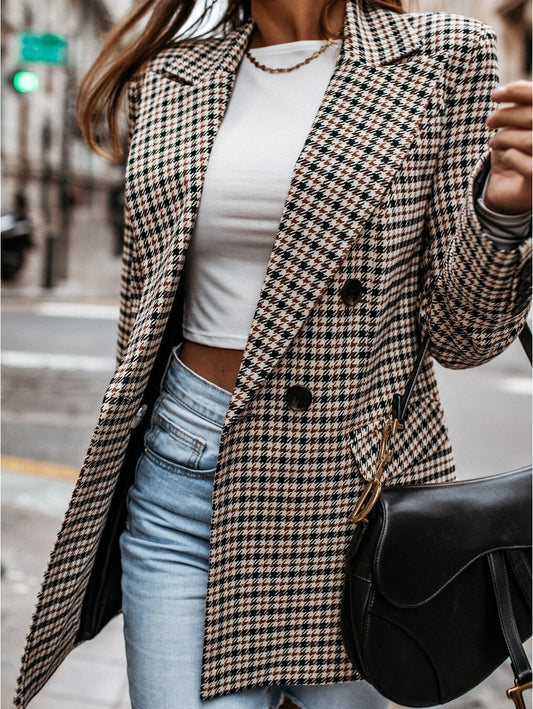 Berta Plaid Blazer