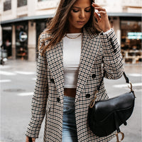 Berta Plaid Blazer