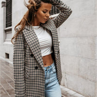 Berta Plaid Blazer