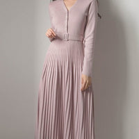 CASSANDRA BELTED DRESS