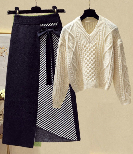 Rommy Warm Knitted  Set