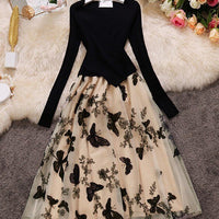 ILLONA BUTTERFLY KNIT DRESS