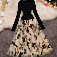 ILLONA BUTTERFLY KNIT DRESS