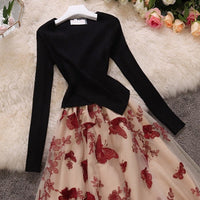 ILLONA BUTTERFLY KNIT DRESS