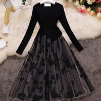 ILLONA BUTTERFLY KNIT DRESS