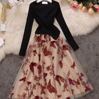 ILLONA BUTTERFLY KNIT DRESS