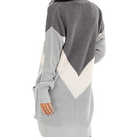 Muriel Geometric Knitted Cardigan