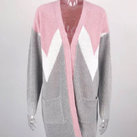 Muriel Geometric Knitted Cardigan