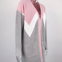 Muriel Geometric Knitted Cardigan