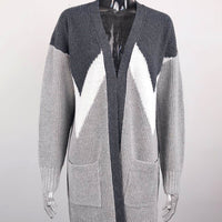 Muriel Geometric Knitted Cardigan