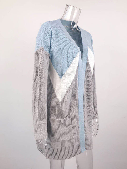 Muriel Geometric Knitted Cardigan