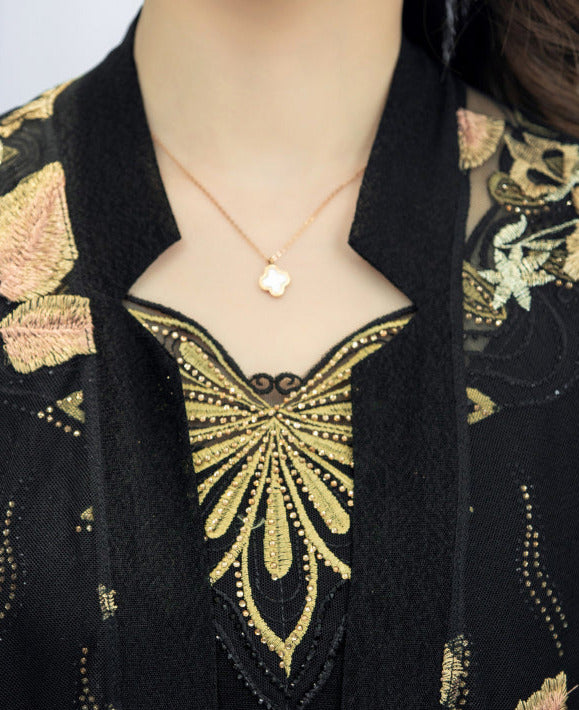 Aysha Long Lace Cargidan&Kimono