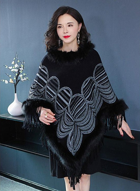 Woolen Overcoat Capes&Warm Poncho