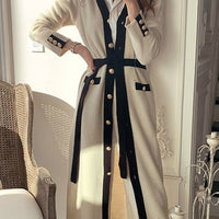 BERNADA KNIT BUTTONED DRESS