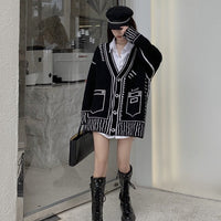 ANDREA GRAPHIC CARDIGAN