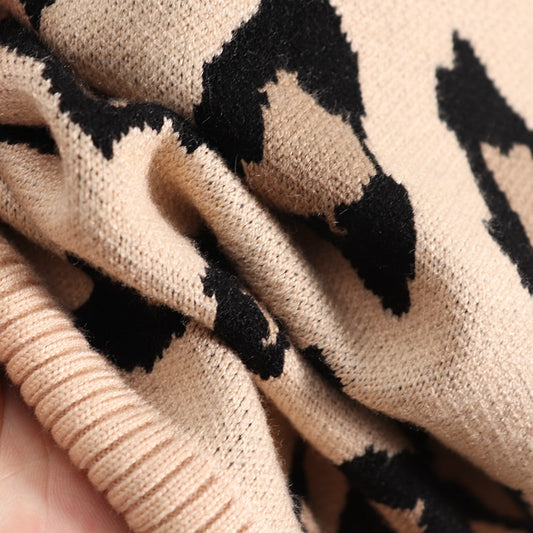 Zena Leopard Knitted Sets&Suit