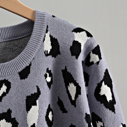 Zena Leopard Knitted Sets&Suit