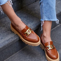 NELLY GENUINE LEATHER LOAFERS