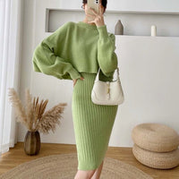 Emily Knitted Sweater& Elegant Dress