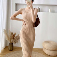 Emily Knitted Sweater& Elegant Dress