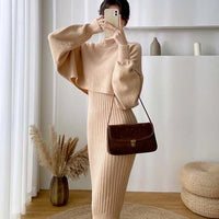 Emily Knitted Sweater& Elegant Dress