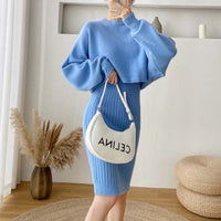 Emily Knitted Sweater& Elegant Dress