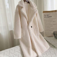 Rosalin Eco Fur Bear Overcoat
