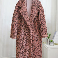 Leopard Eco Fur Bear Overcoat