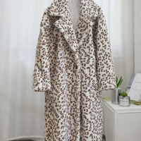 Leopard Eco Fur Bear Overcoat