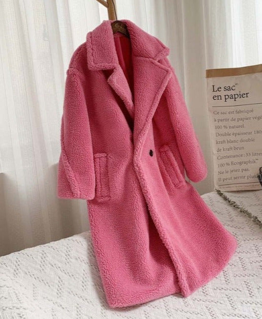 Rosalin Eco Fur Bear Overcoat