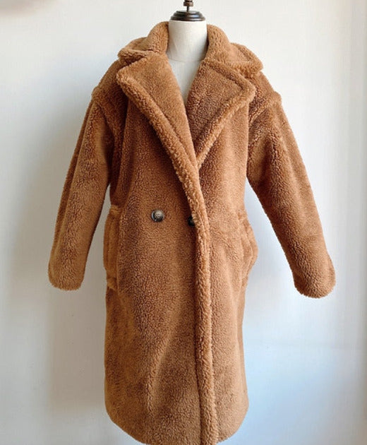 Rosalin Eco Fur Bear Overcoat