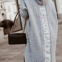 Knitted Hooded Cardigan