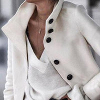 Thin Long Woolen Coat