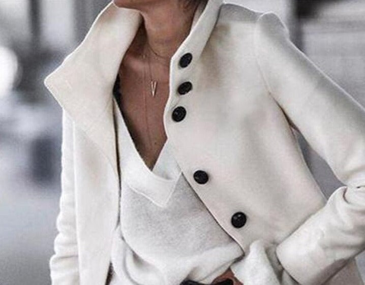 Thin Long Woolen Coat