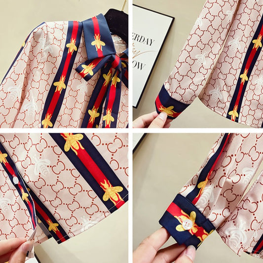 Amelie Bow Collar Blouse